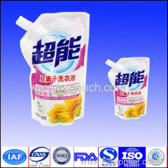 plastic stand up laundry detergent bag