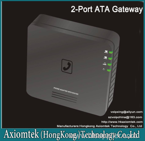 Axiomtek SPA112 2-Port Phone Adapter