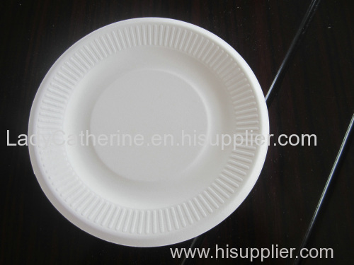 Disposable biodegradable plate/sugarcane bagasse plate/sugarcane bagasse tableware/paper pulp tableware
