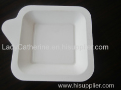 biodegradable tableware/disposable sugarcane tray