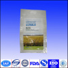 Quad-seal plastic bag for rice packing