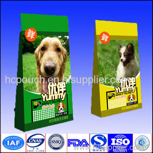 printed quad seal paper package