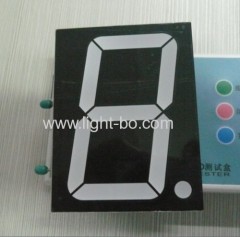 Pure white 5-inch large size 7 segment led numeric displays for indoor or semi-outdoor application