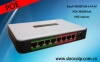 Wholesaler 4 port power over ethernet injector, poe device working with all poe compatible IP cameras, poe injector