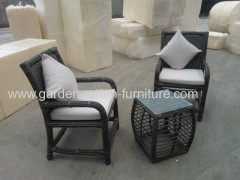 Outdoor PE rattan garden sofa set lounge sets