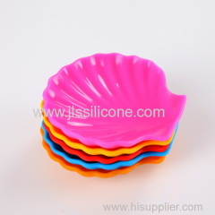 Unique Design Silicone Sushi Plates with shell-shaped design