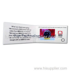 2.4 inch Video Greeting business Card LCD Brochure Business Gifts