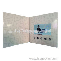 4.3 inch LCD Video Greeting Card Brochure with Multi-button VGC-043