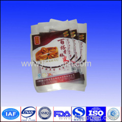 with gusset for polypropylene bopp film 25kg rice bag