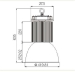 150W LED high bay light