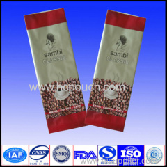 Side gusst foil Coffee bags with valve