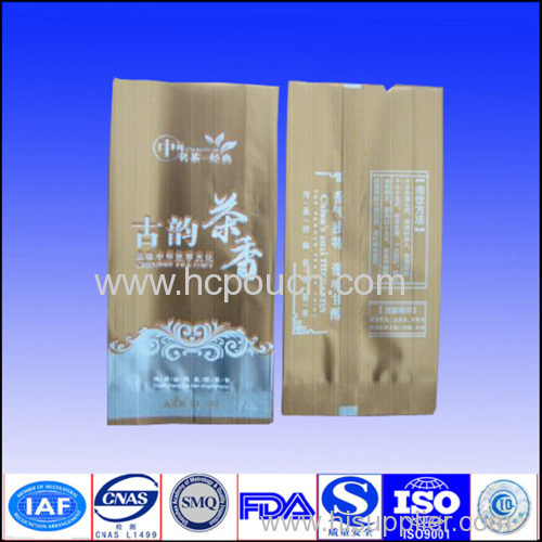 vivd printing coffee side gusst bag with tear notch