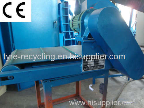 double shaft waste tire crusher