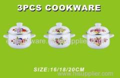 3pcs enamel casserole Set