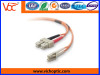 LC-SC multimode duplex fiber optic network patch cords