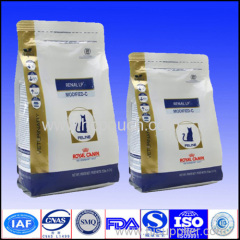 Flat bottom foled bottom back seal stand up coffee gusst bags