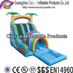 Giant Jungle Inflatable Water Slide For Sale