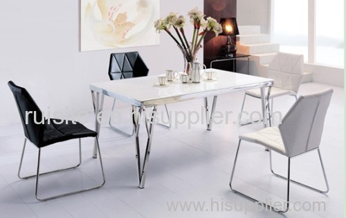 Delicate And Unique Stainless Steel Multifunctio Dining Table