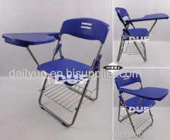 Convinient & Reliable Folding Lecture Chair with Writing Tablet multifunction