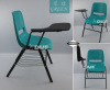 plastic stackable chair with writing board commercial class room chair