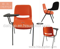 plastic stackable chair with writing board commercial class room chair