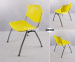 Plastic stacking lecture chair with elegent outlook