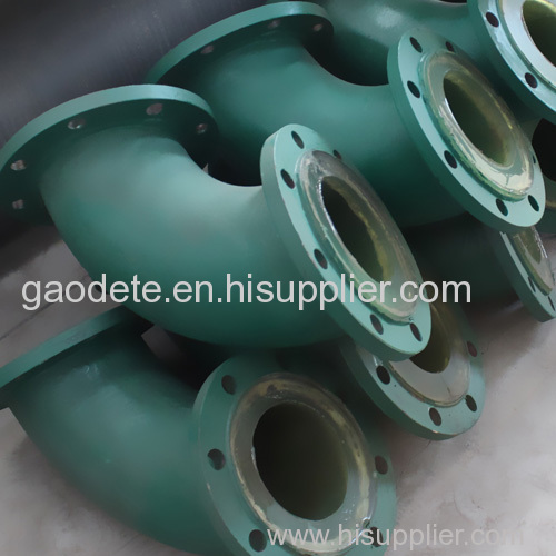 polyurethane lined steel pipe, Polyurethane chemical pipe