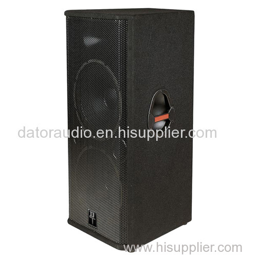 15-inch Black Carpet Passive PA Loudspeaker System Pro Audio Speaker