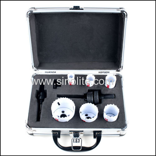 9pcs Plumber's Hole Saw Kits 5/8" 25/32" 1" 1-1/4" 1-9/16" 2"(16-20-25-32-40-51mm)