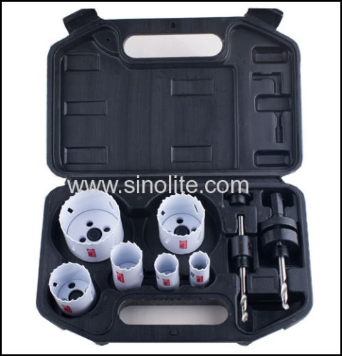 9pcs Bimetal Plumber's Hole Saw Kits