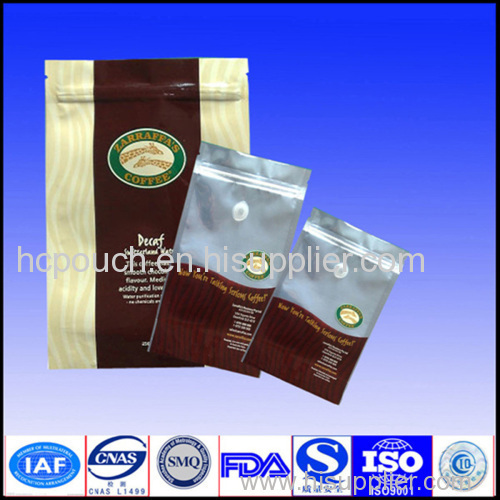 foil coffee bag with valve