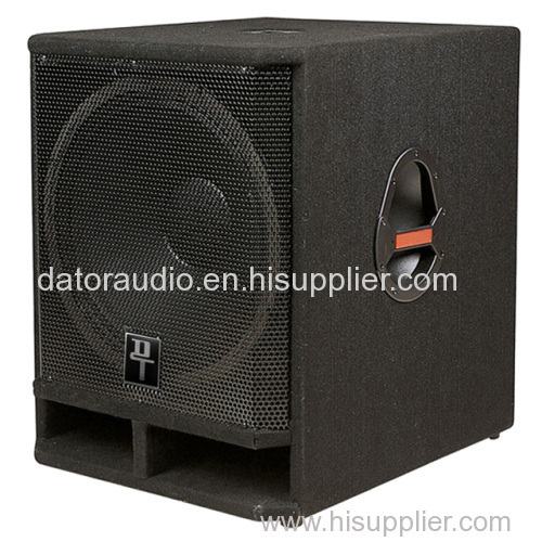15-inch Two-way Carpeted Subwoofer Box Pro Audio Speaker