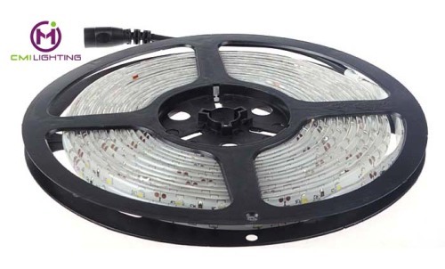 120PCS EACH METER 3528 SMD LED STRIP 8MM WHITE PCB DC12V WATERPROOF IP65