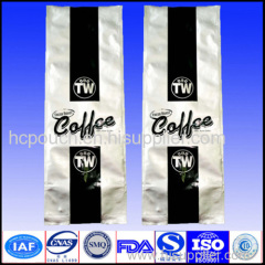 sealed coffee bag with valve