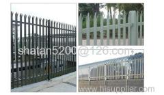 Powder Coated Steel Tubular Palisade Fencing