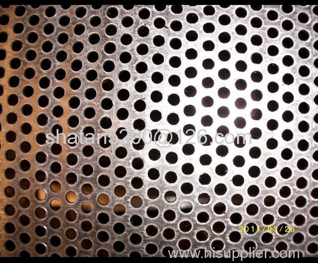 Slotted Hole Perforated Metal