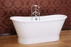 Skirted cast iron bathtub