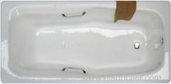 Drop-in cast iron bathtub
