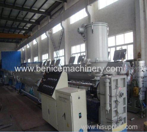 PE plastic pipe extrusion line for water pipe