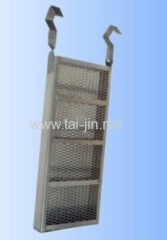 Titanium anode basket used for chemical industry