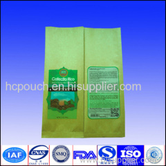 top quality coffee paper package bag