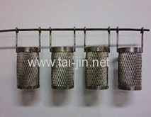 Titanium anode basket for chemical equipment