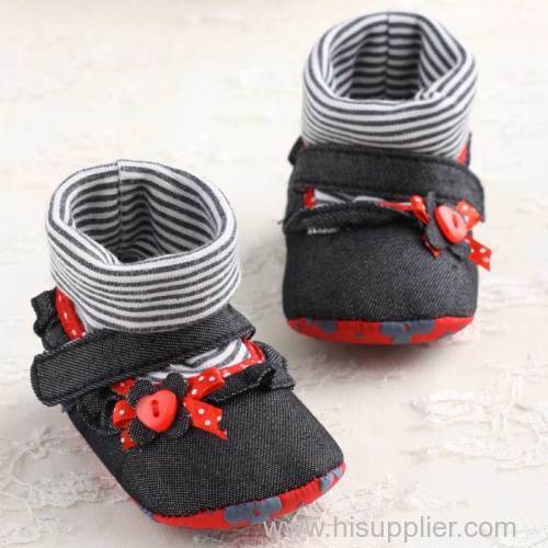 BS201411112fashion red baby shoes baby prewalker shoes soft-soled shoes