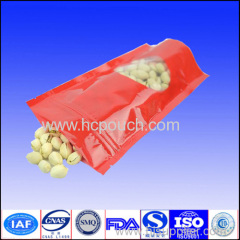 custom plastic safety food grade stand up bag with zipper