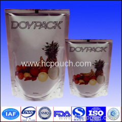 heat seal food stand up pouch