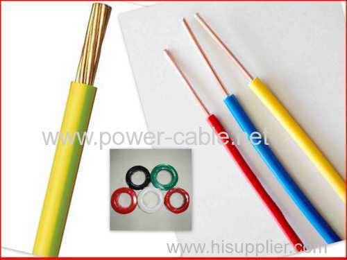 pvc insulated copper conductor electrical wire