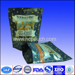 dog food stand up bag with zipper
