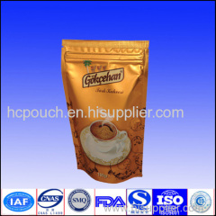 ziplock coffee bag with valve