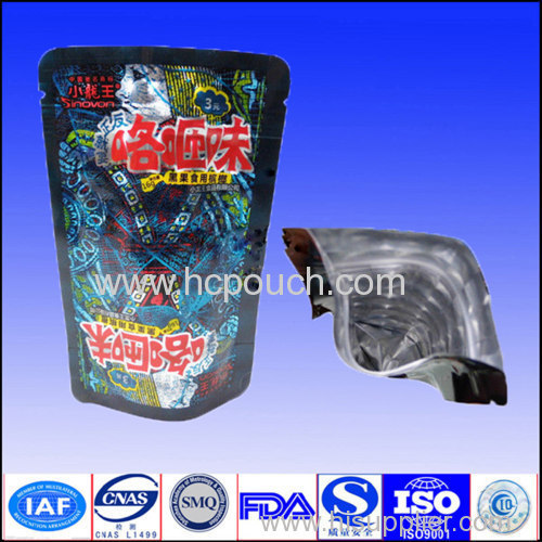 ziplock standing aluminum foil bags