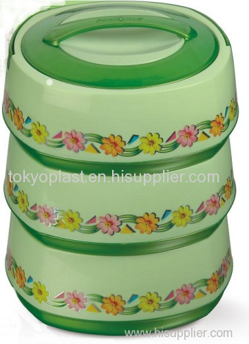PHOENIX THREE LAYER INSULATED FOOD CONTAINER